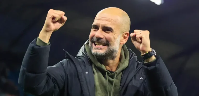 Pep Guardiola Trainer Manchester City